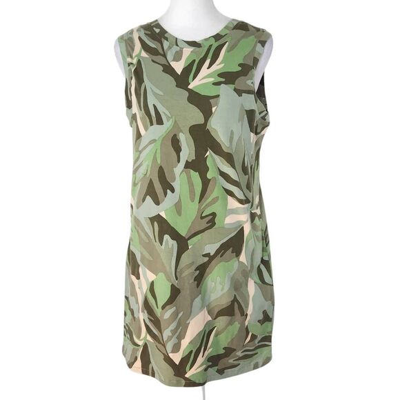 Sanctuary Green Camo Mini Dress NWT Size XS Casual Green Camouflage Print Dress - Picture 1 of 9